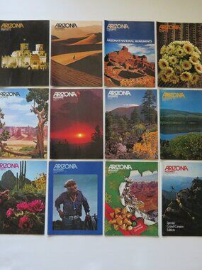 Arizona Highways Vintage Magazines Full Year Set 1978 12 issues